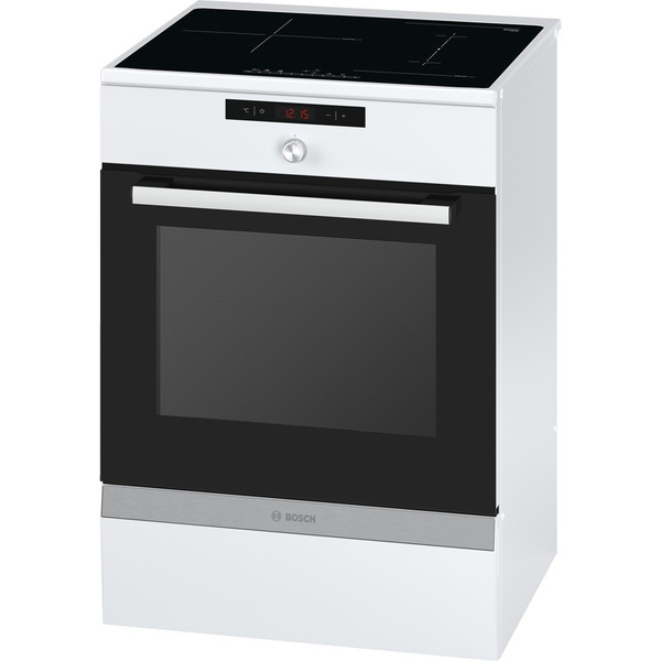 Bosch HCA857320F Freestanding Induction hob A White cooker