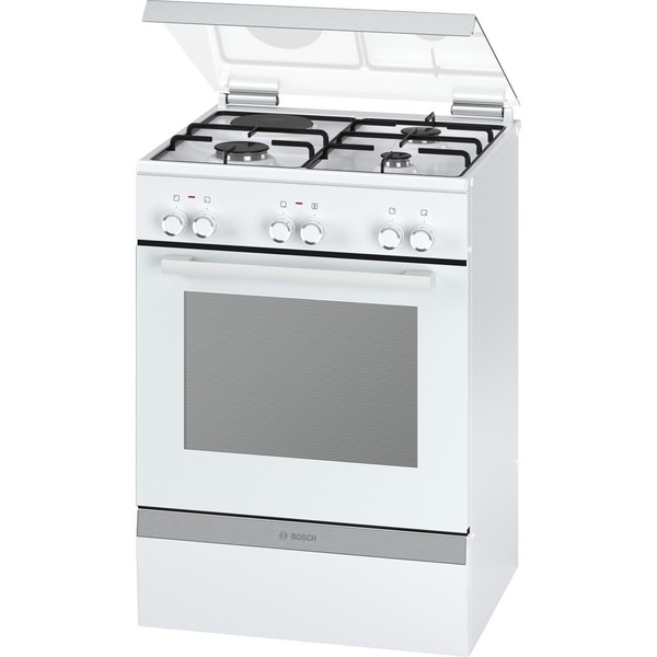 Bosch HGD72D221F Отдельностоящий A Белый кухонная плита