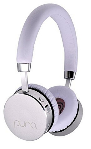 Puro Sound Labs BT2200 Ohraufliegend Kopfband Silber, Weiß