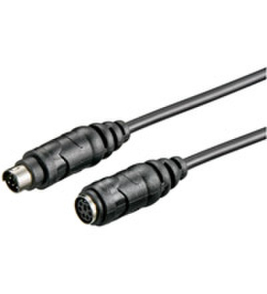 Wentronic CAK PS2 200 M/F 2m 2m Black PS/2 cable