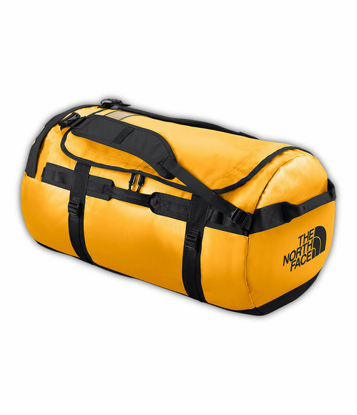 The North Face Base Camp Duffel M 69L Nylon Black,Gold duffel bag