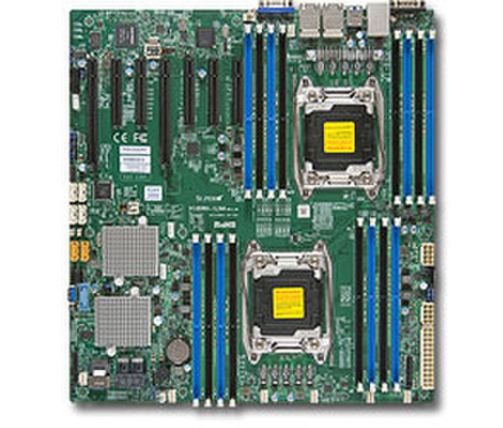 Supermicro X10DRH-CLN4 Intel C612 Socket R (LGA 2011) Erweitertes ATX Server-/Workstation-Motherboard