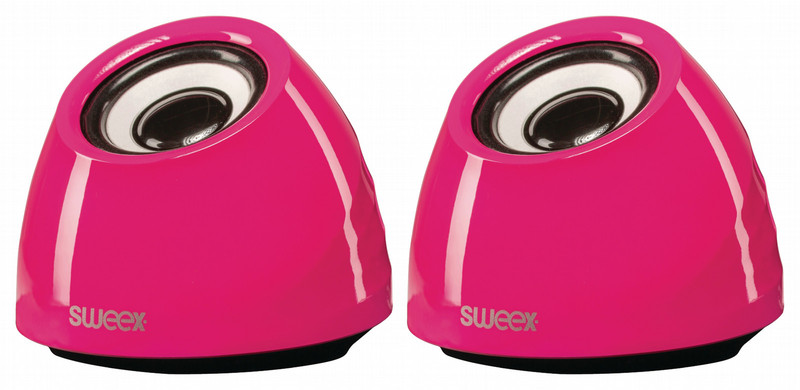 Sweex SW20SPS100PI Стерео 6Вт Розовый портативная акустика
