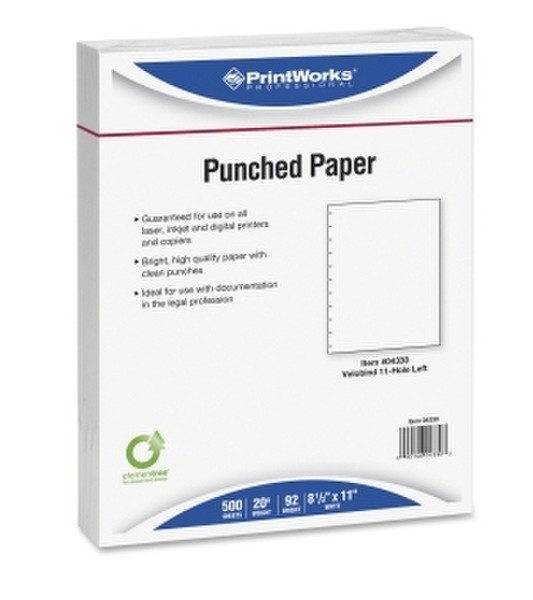 PrintWorks Professional 04330 Letter (215.9×279.4 mm) Белый бумага для печати