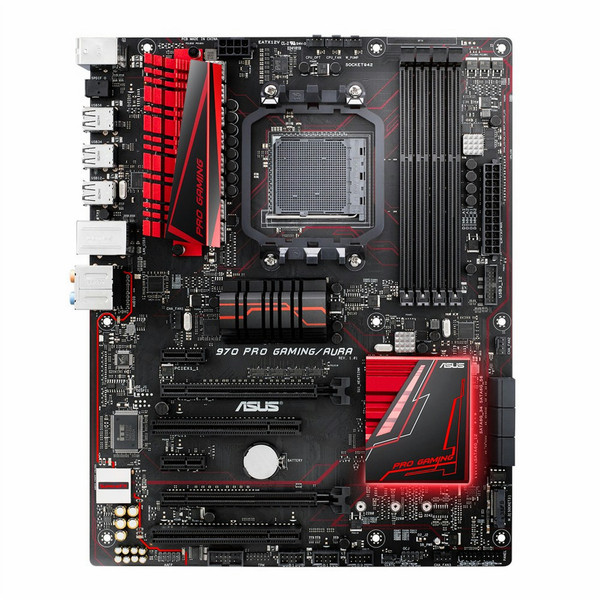 ASUS 970 Pro Gaming/Aura AMD 970 Socket AM3+ ATX motherboard