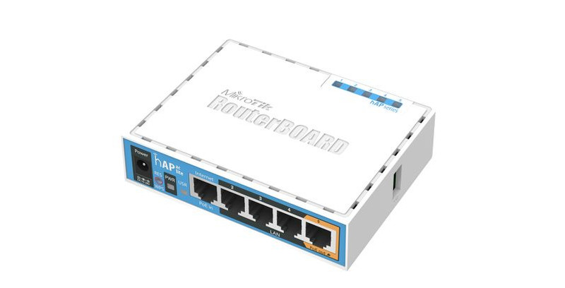 Mikrotik HAP ac lite 500Мбит/с Power over Ethernet (PoE) Белый