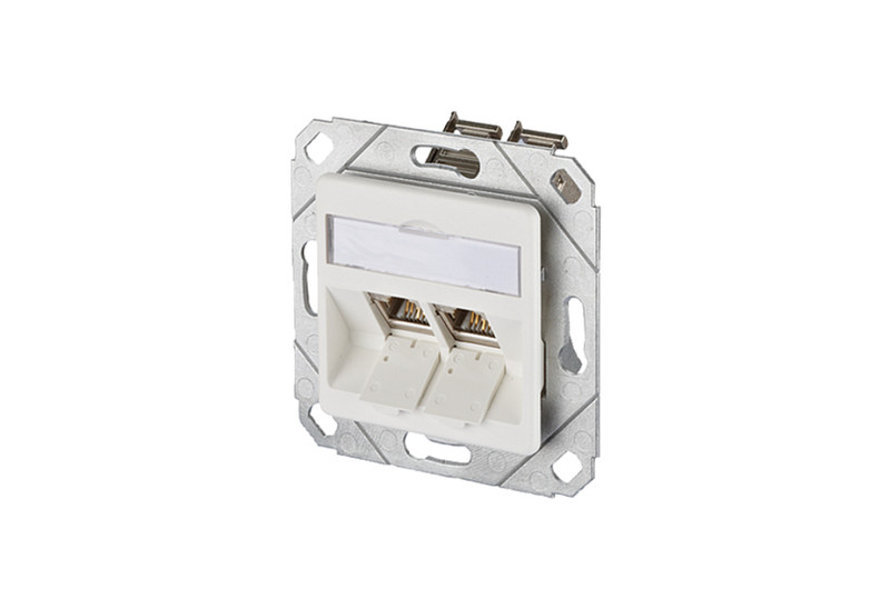 METZ CONNECT 1309121102-E RJ-45 White socket-outlet