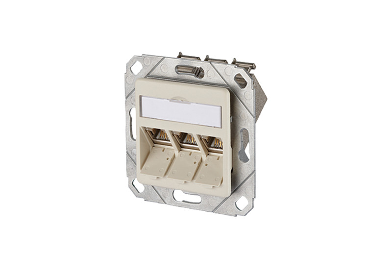 METZ CONNECT 1309131101-E RJ-45 Pearl,White socket-outlet