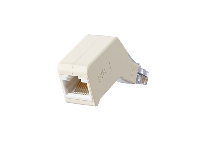 METZ CONNECT 130604489901-I RJ45, WE8(8) RJ45, WE8(8) Белый кабельный разъем/переходник