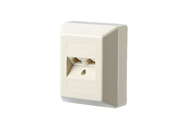 METZ CONNECT 130002001-I RJ-45 Pearl,White socket-outlet