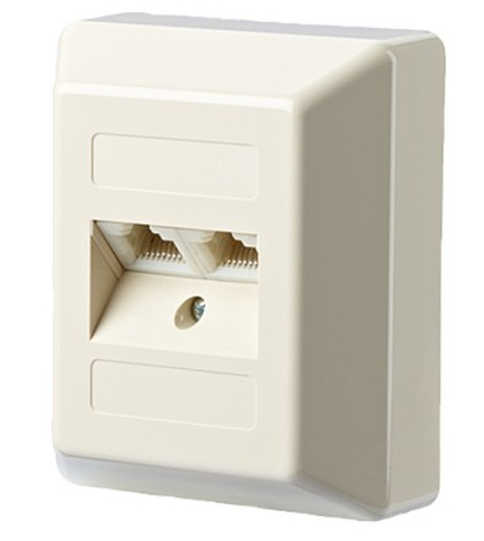 METZ CONNECT 130001001-I RJ-45 White socket-outlet