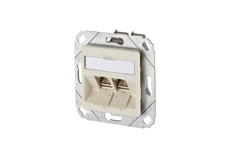 METZ CONNECT 1309121101-E RJ-45 White socket-outlet