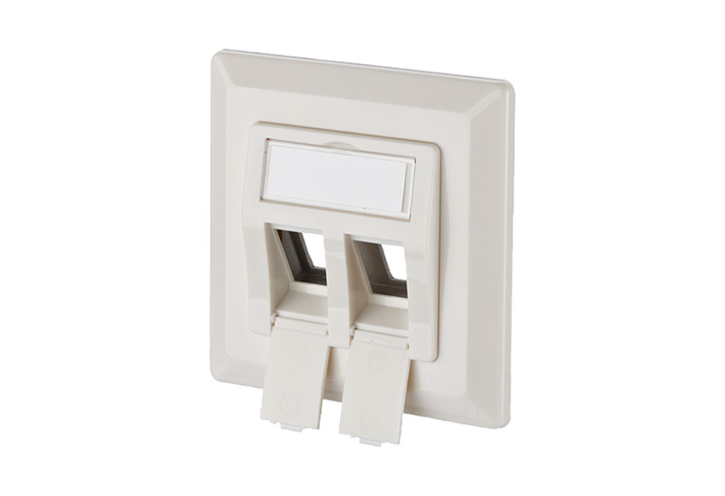 METZ CONNECT 1309151002KE White switch plate/outlet cover