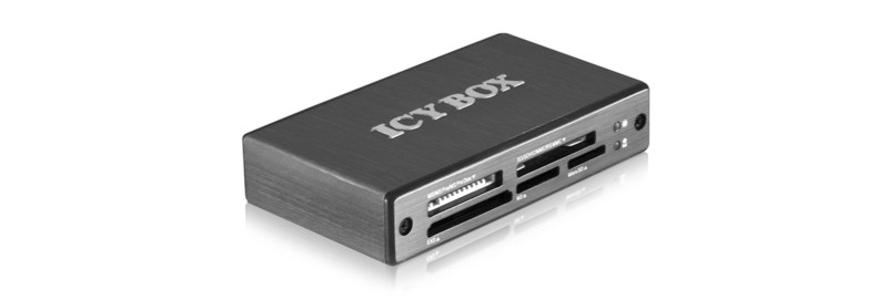 ICY BOX IB-869a Micro-USB Grau Kartenleser