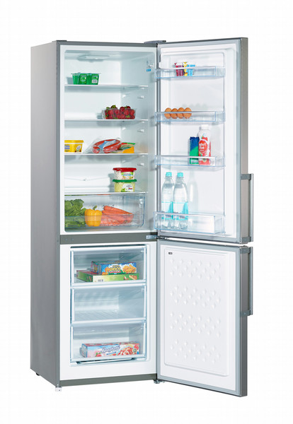 Amica KGC 15445 E freestanding 210L 91L A++ Stainless steel