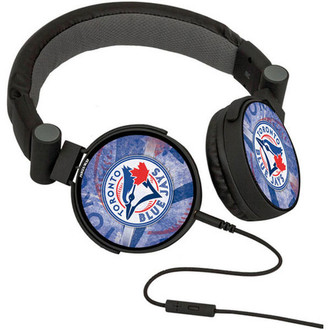 Pangea Toronto Blue Jays Kopfband Binaural Verkabelt Schwarz, Blau