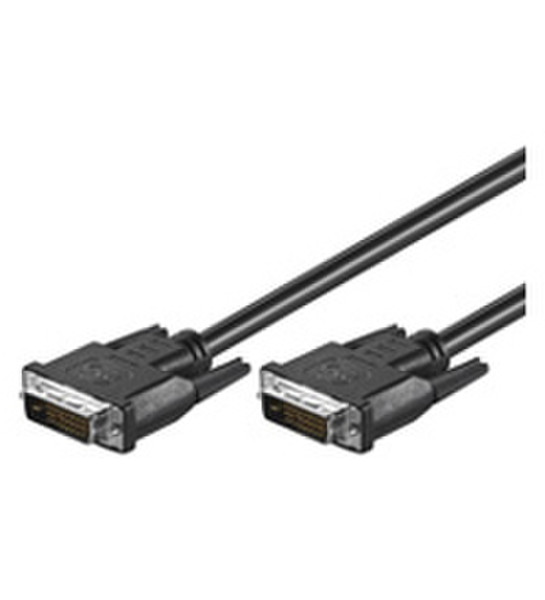 Wentronic 0.5m Dual Link DVI-D Cable 0.5m DVI-D DVI-D Schwarz DVI-Kabel