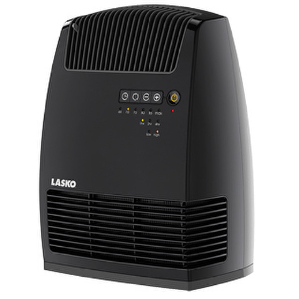 Lasko 6252 Indoor Fan electric space heater 1500W Black electric space heater