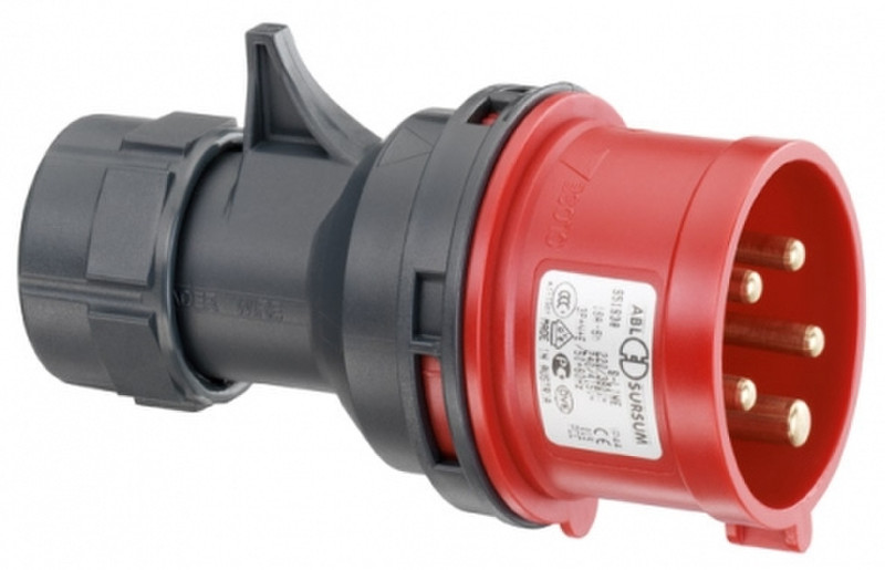 ABL SURSUM S52S30 P17 5 Red electrical power plug