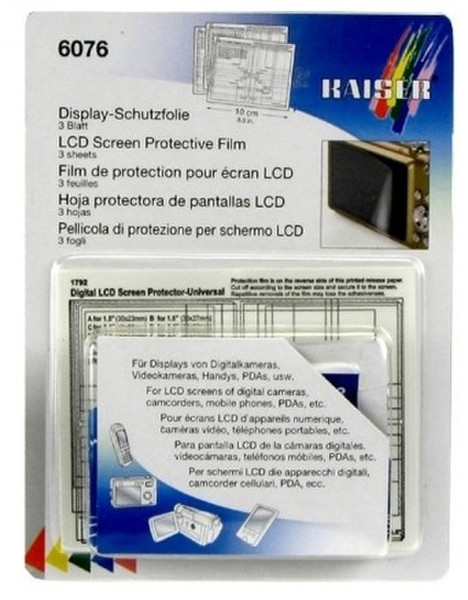 Kaiser 6076 Clear 3pc(s) screen protector