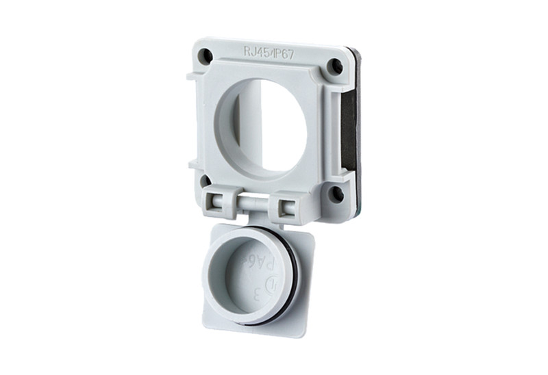 METZ CONNECT 1309413303-E Grey switch plate/outlet cover