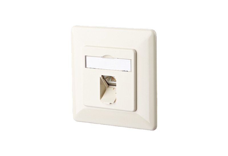 METZ CONNECT 130C371001-I RJ-45 Pearl,White socket-outlet