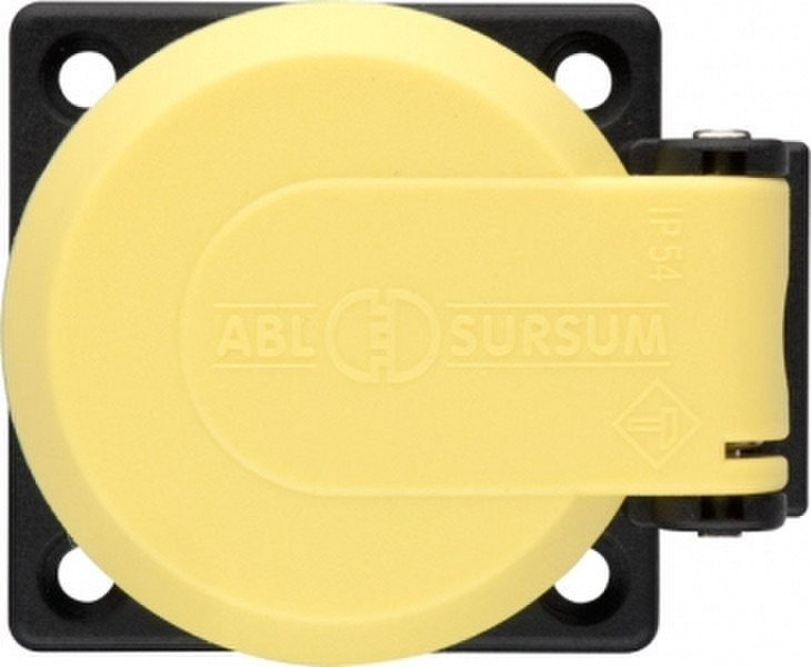 ABL SURSUM 1561030 Type F (Schuko) Black,Yellow socket-outlet