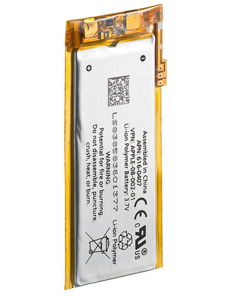 Wentronic MP3 Akku for Apple IPOD nano (4th Generation) Lithium Polymer (LiPo) 400mAh 3.7V rechargeable battery