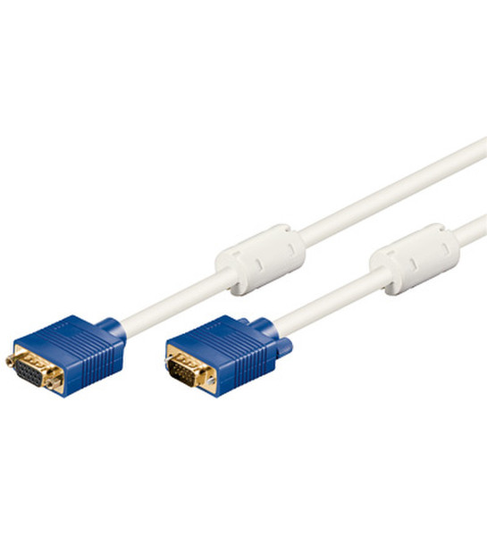 Wentronic CAK XGA SVGA 300V 15M/15F BEIGE 3m 3m White VGA cable