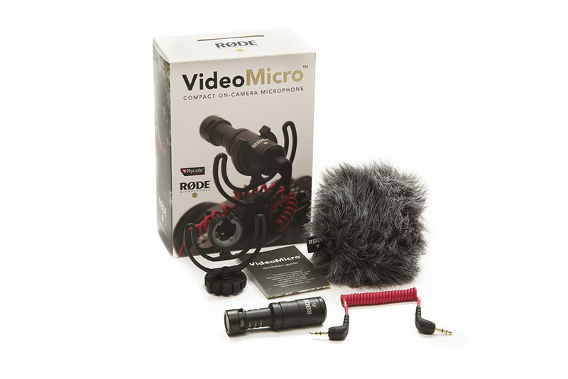Rode VideoMicro Digital camera microphone Wired Black
