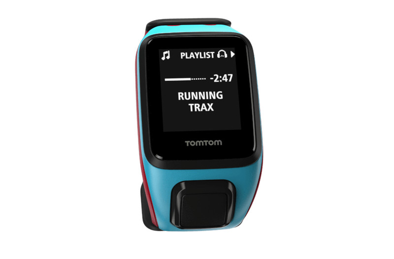 TomTom Runner 2 Music Bluetooth Синий, Красный спортивный наручный органайзер