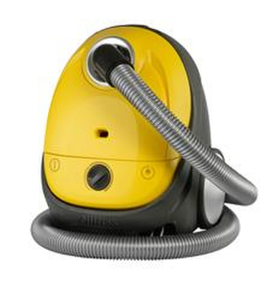 Nilfisk One Cylinder vacuum cleaner 2.1L 800W A Black,Yellow
