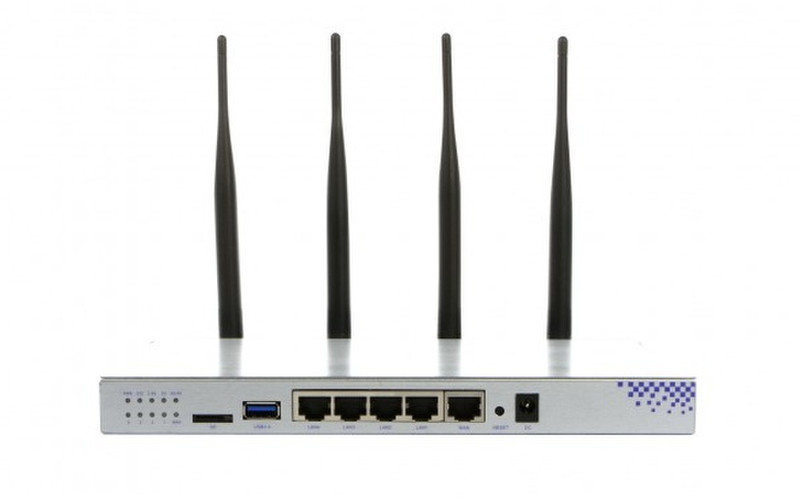 ALLNET ALL-WR1200AC_WRT Dual-Band (2,4 GHz/5 GHz) Gigabit Ethernet Schwarz, Weiß