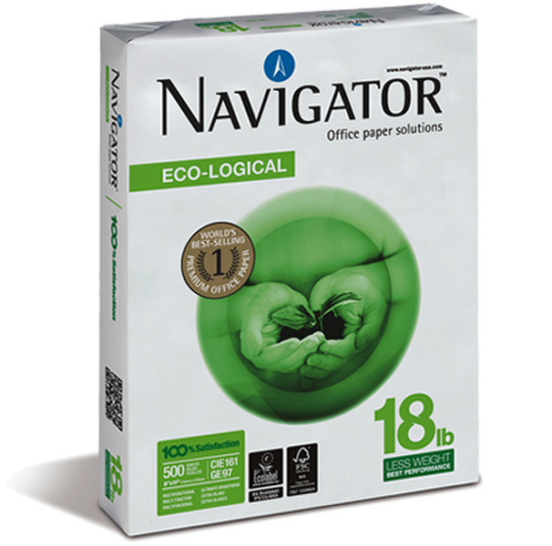 Navigator Eco-Logical Letter (215.9×279.4 mm) Weiß Druckerpapier