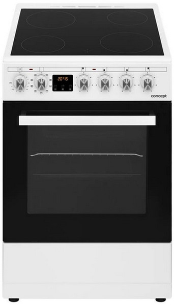 Concept SVE6050 Freestanding Ceramic hob A White cooker