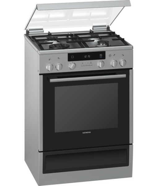 Siemens HX74W536N Freestanding Gas hob A Stainless steel cooker