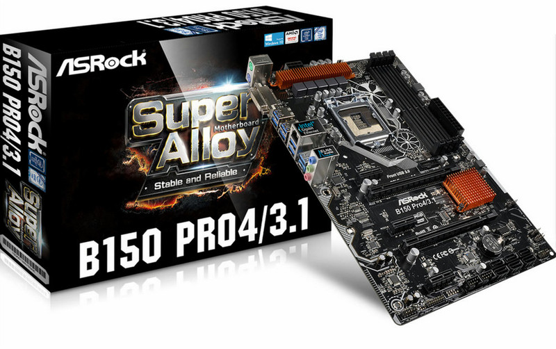 Asrock B150 PRO4/3.1 Intel B150 LGA1151 ATX материнская плата