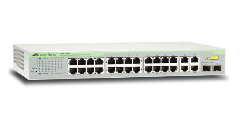 Allied Telesis AT-FS750/28-50 Управляемый Fast Ethernet (10/100) 1U Серый