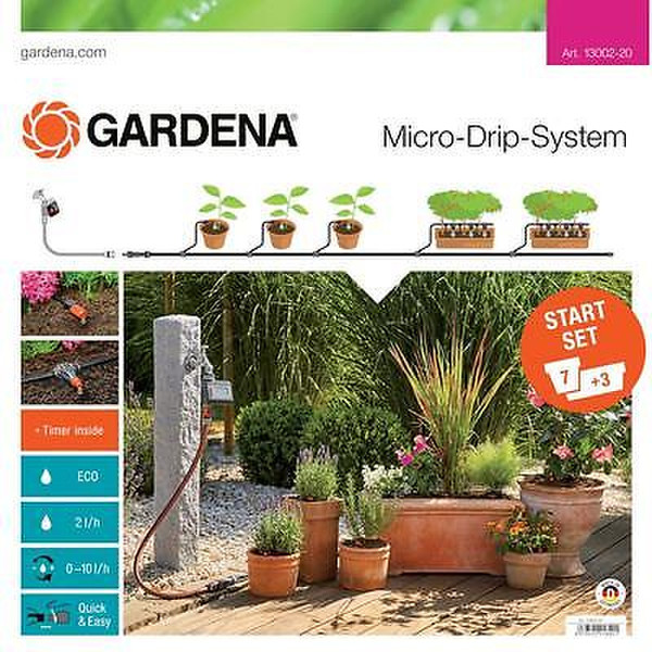 Gardena Start Set Flower Pots M automatic