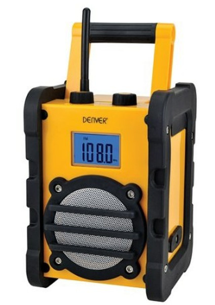 Denver WR-40 Персональный Цифровой Черный, Желтый радиоприемник