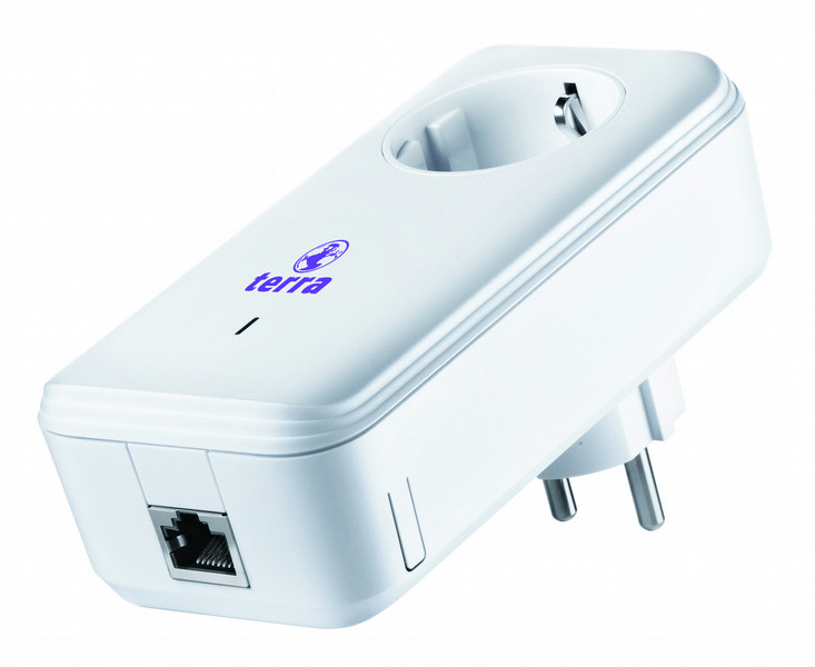 Wortmann AG TERRA 1200 LAN Pro 1200Мбит/с Подключение Ethernet Белый 1шт PowerLine network adapter