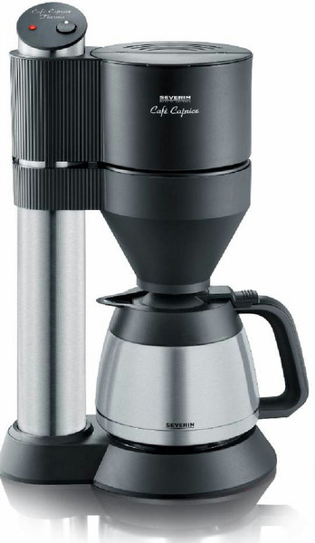 Severin KA 5743 Drip coffee maker 1L 8cups Black,Stainless steel coffee maker