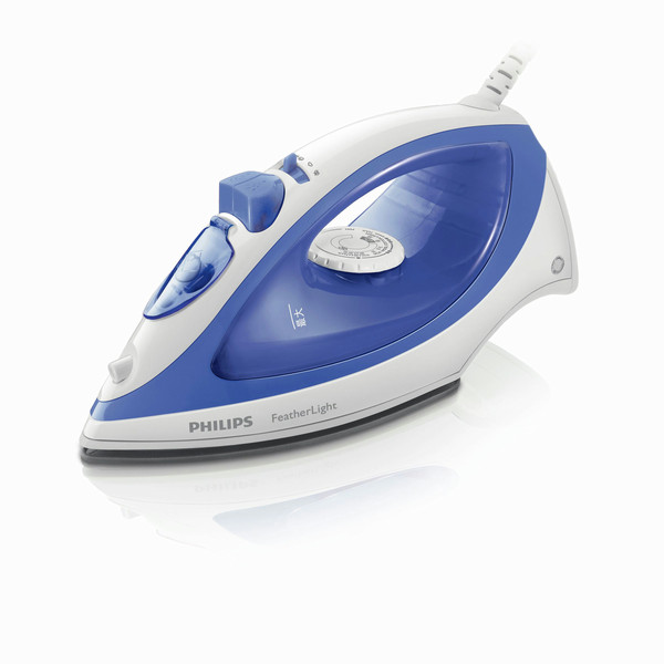 Philips FeatherLight GC1419/42 Steam iron 1000W Blue,White iron