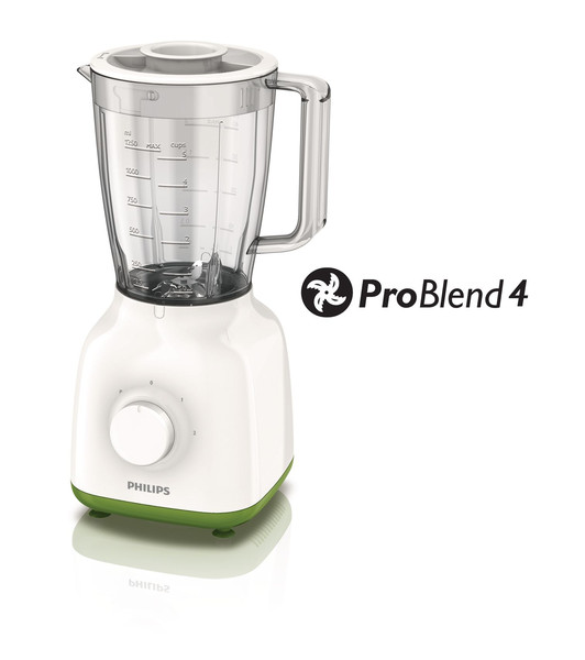 Philips Daily Collection HR2100/80 Tabletop blender 1.5L 300W White blender