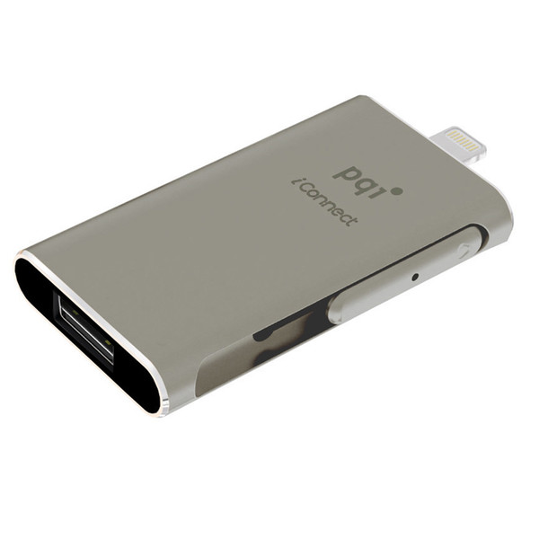 Vinpower Digital 16GB iConnect 16GB USB 3.0/Lightning Grey USB flash drive