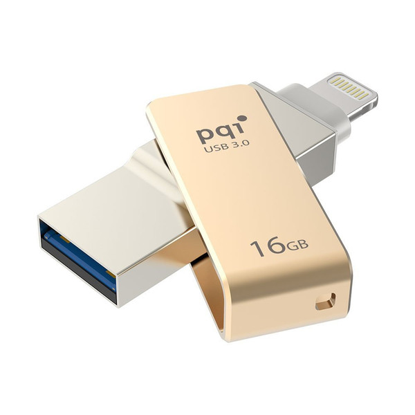 Vinpower Digital 16GB iConnect mini 16GB USB 3.0/Lightning Gold USB-Stick