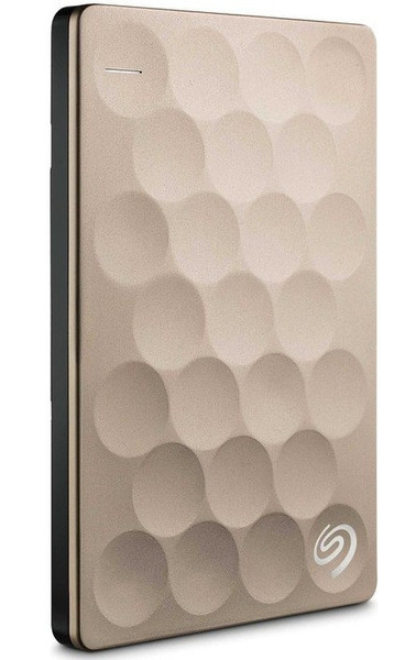 Seagate Backup Plus Ultra Slim 2TB 2000ГБ Золотой