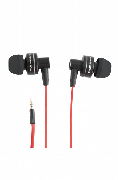 Modecom MC-141 Binaural In-ear Black,Red