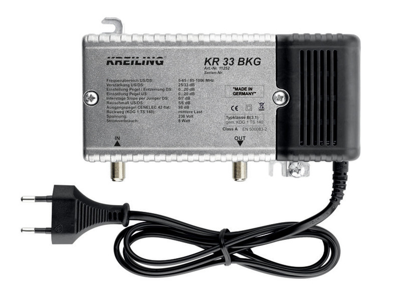 KREILING KR 33 BKG TV-Signalverstärker