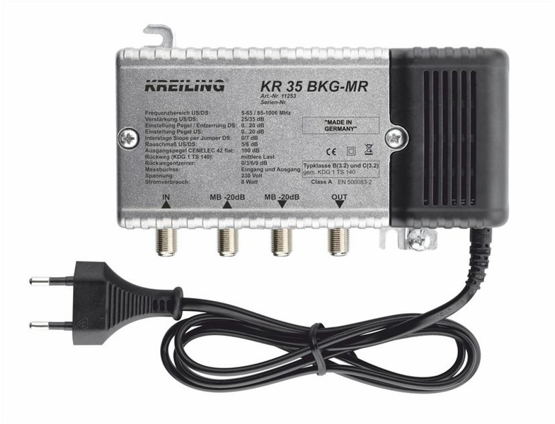 KREILING KR 35 BKG-MR TV-Signalverstärker